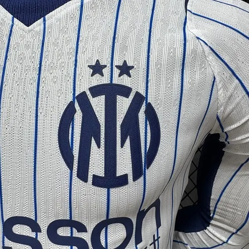2026/2027 Uzun kollar Oyuncu versiyonu Inter Milan Deplasman Futbol forması1:1 Tayland kalitesi - Görsel 7