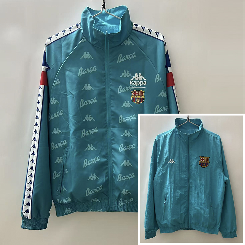 2025/2026 Barcelona Wendbar Windjacke Fußballtrikot 1:1 Thai-Qualität 03