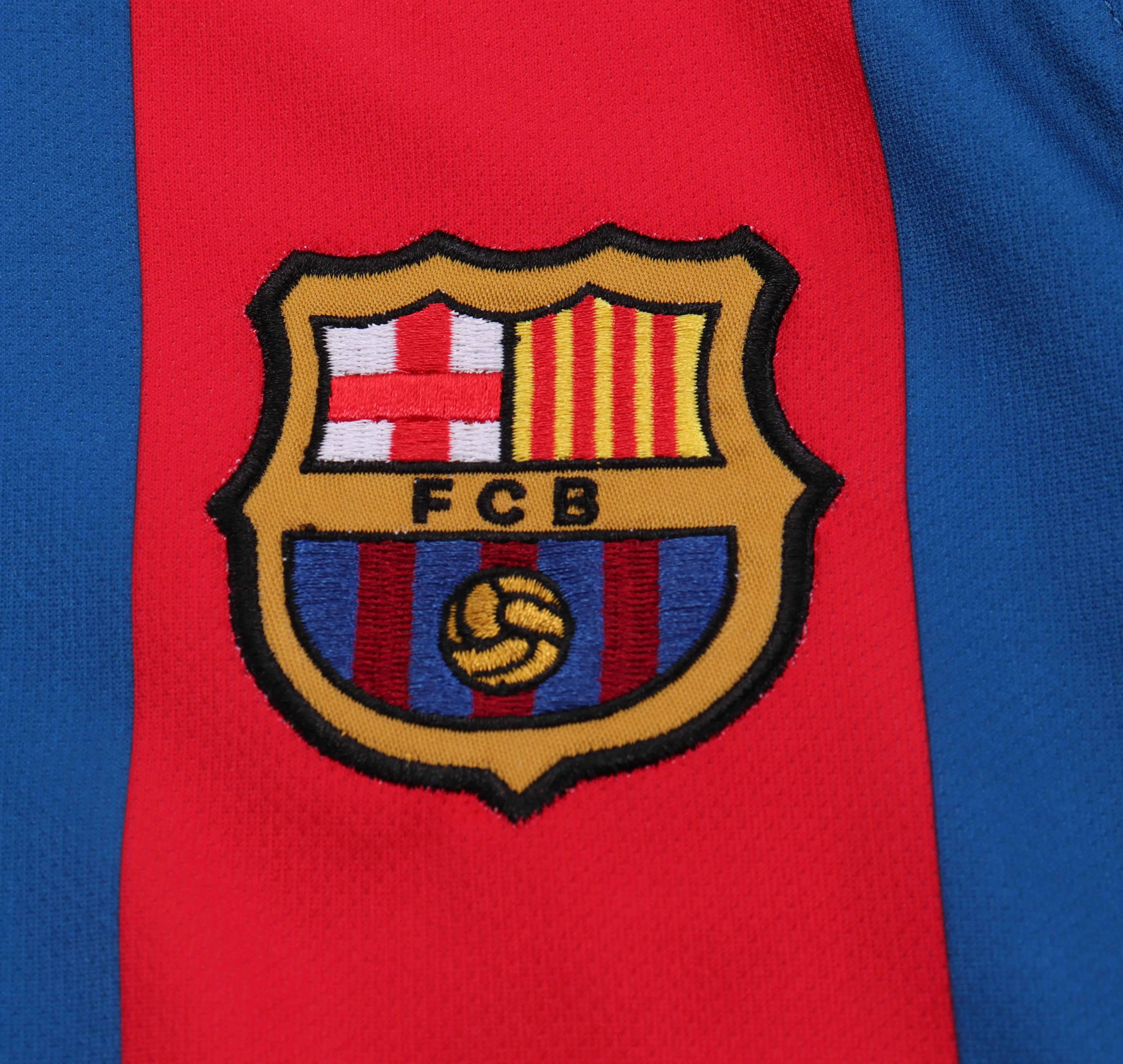 2004-2005 Retro Barcelona Casa Maglia da calcio Qualità thai 1:1 Taglia bambino - immagine 5
