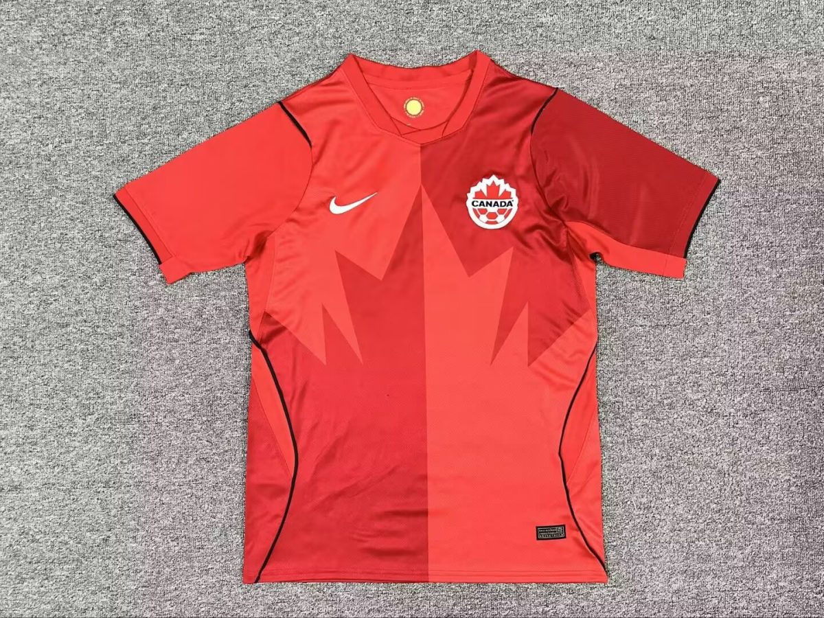 2026-2027 Canada Nationaal elftal Thuis Voetbalshirt 1:1 Thaise kwaliteit