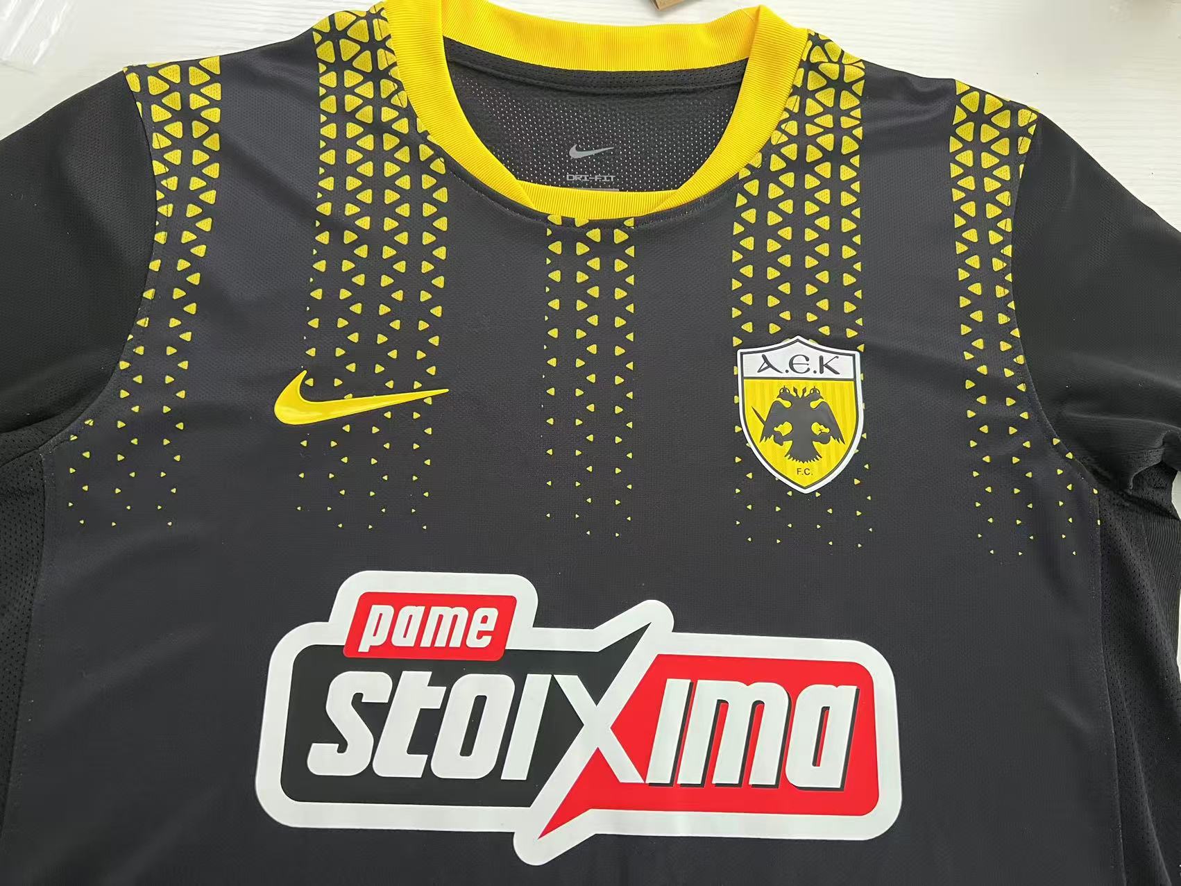 2025/2026 AEK Athens Гостевая Футбольная футболка Тайское качество 1:1 — изображение 3