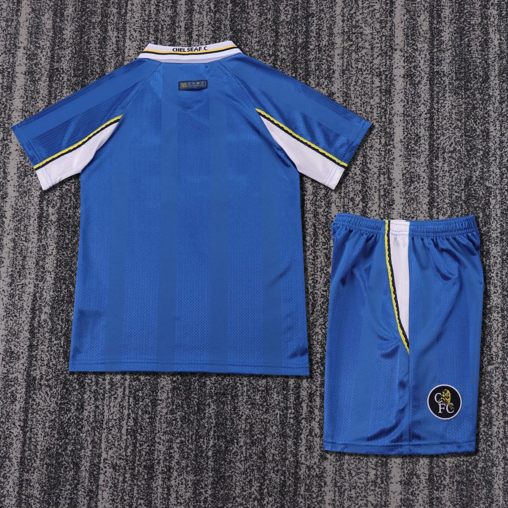 1997-1999 Rétro Chelsea Domicile Maillot de football Qualité thaï 1:1 Taille enfant – Image 2