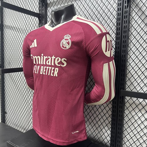 2026/2027 Long Sleeve Player Version Real Madrid Third Away Jersey 1:1 Thai Quality - Image 5