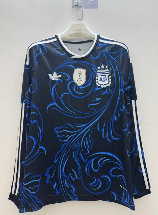 2026 Langarm Version Argentinien Auswärts Trikot 1:1 Thai-Qualität