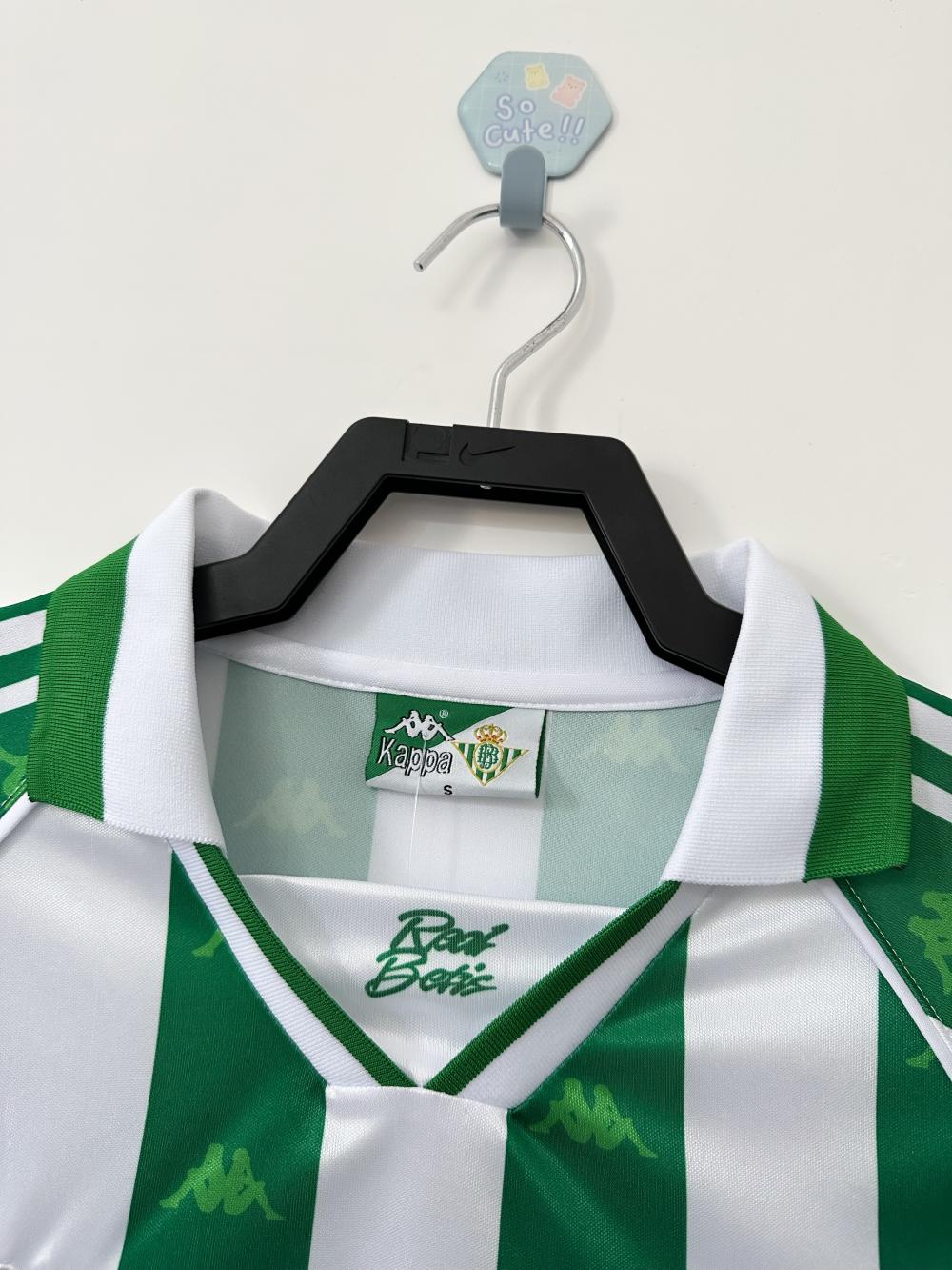 1995/1997 Retro Real Betis Thuis Voetbalshirt Lange mouw 1:1 Thaise kwaliteit - Afbeelding 3