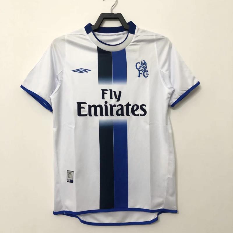 2003 Retro Chelsea Auswärts Fußballtrikot 1:1 Thai-Qualität