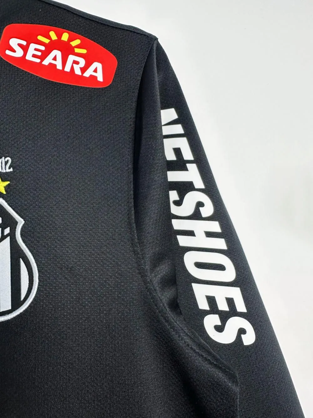 2012/2013 Retrô Manga longa Santos Fora Camisa de futebol Qualidade tailandesa 1:1 - Image 8