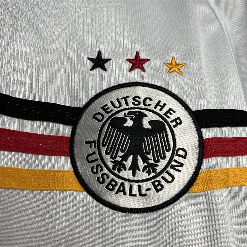 1998 Retro Deutschland Heim Fußballtrikot 1:1 Thai-Qualität – Bild 6
