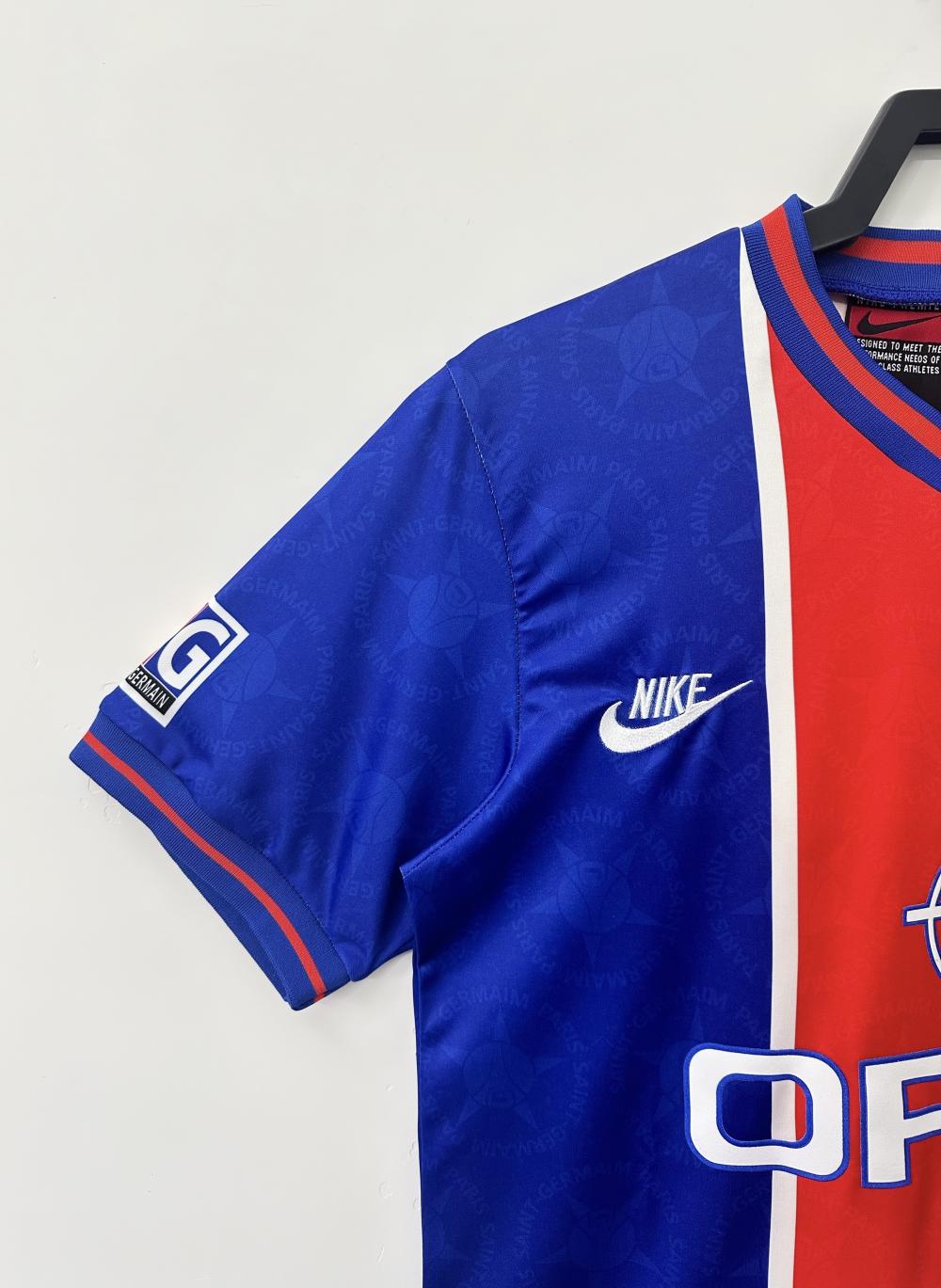 1995/1996 Ретро Psg Paris Saint-Germain Домашняя Футбольная футболка Тайское качество 1:1 — изображение 5