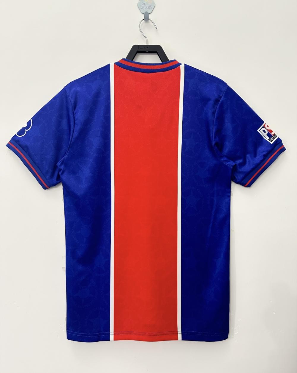 1995/1996 Ретро Psg Paris Saint-Germain Домашняя Футбольная футболка Тайское качество 1:1 — изображение 2