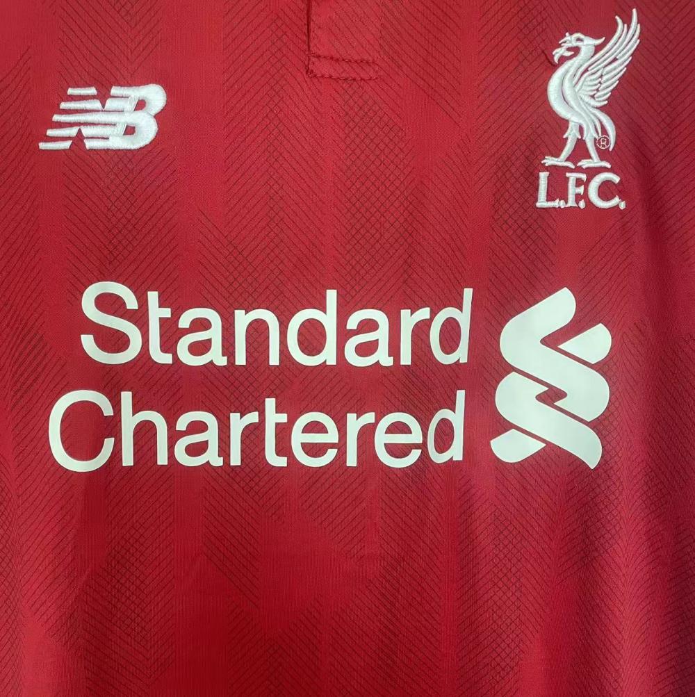 2018/2019 Retro Liverpool Thuis Voetbalshirt 1:1 Thaise kwaliteit - Afbeelding 7
