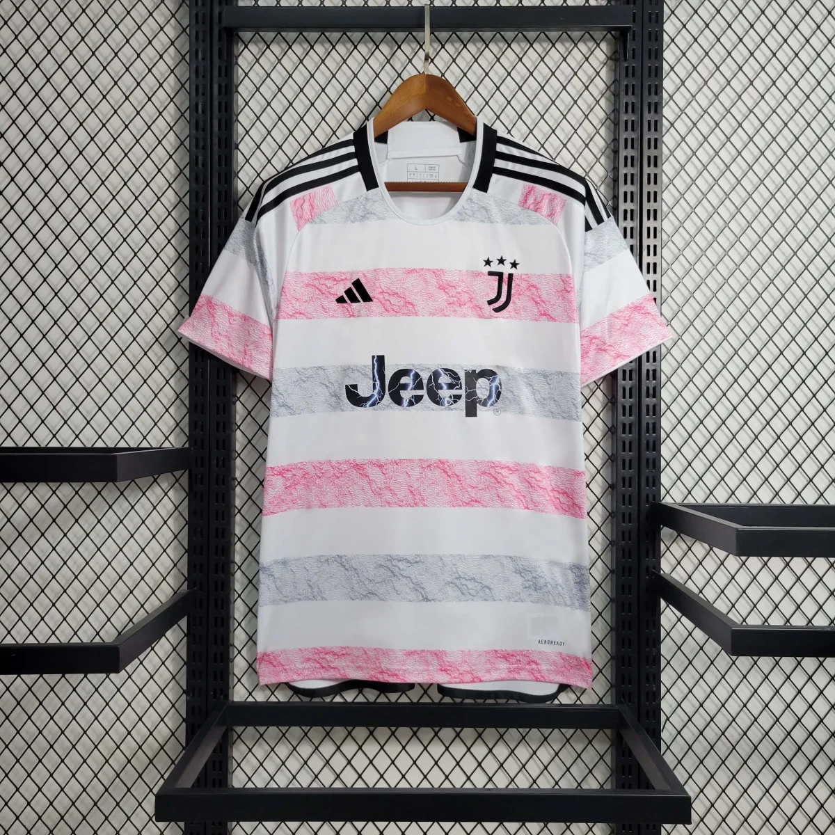 2023/2024 Juventus Auswärts Fußballtrikot 1:1 Thai-Qualität