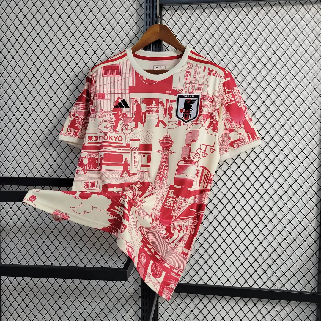 2023 Japan Tokyo Sonderedition Rot Fußballtrikot – Bild 3