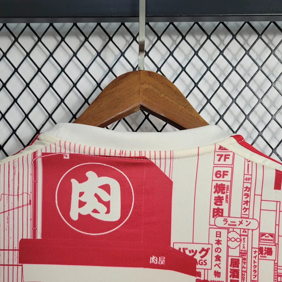 2023 Japan Tokyo Sonderedition Rot Fußballtrikot – Bild 7
