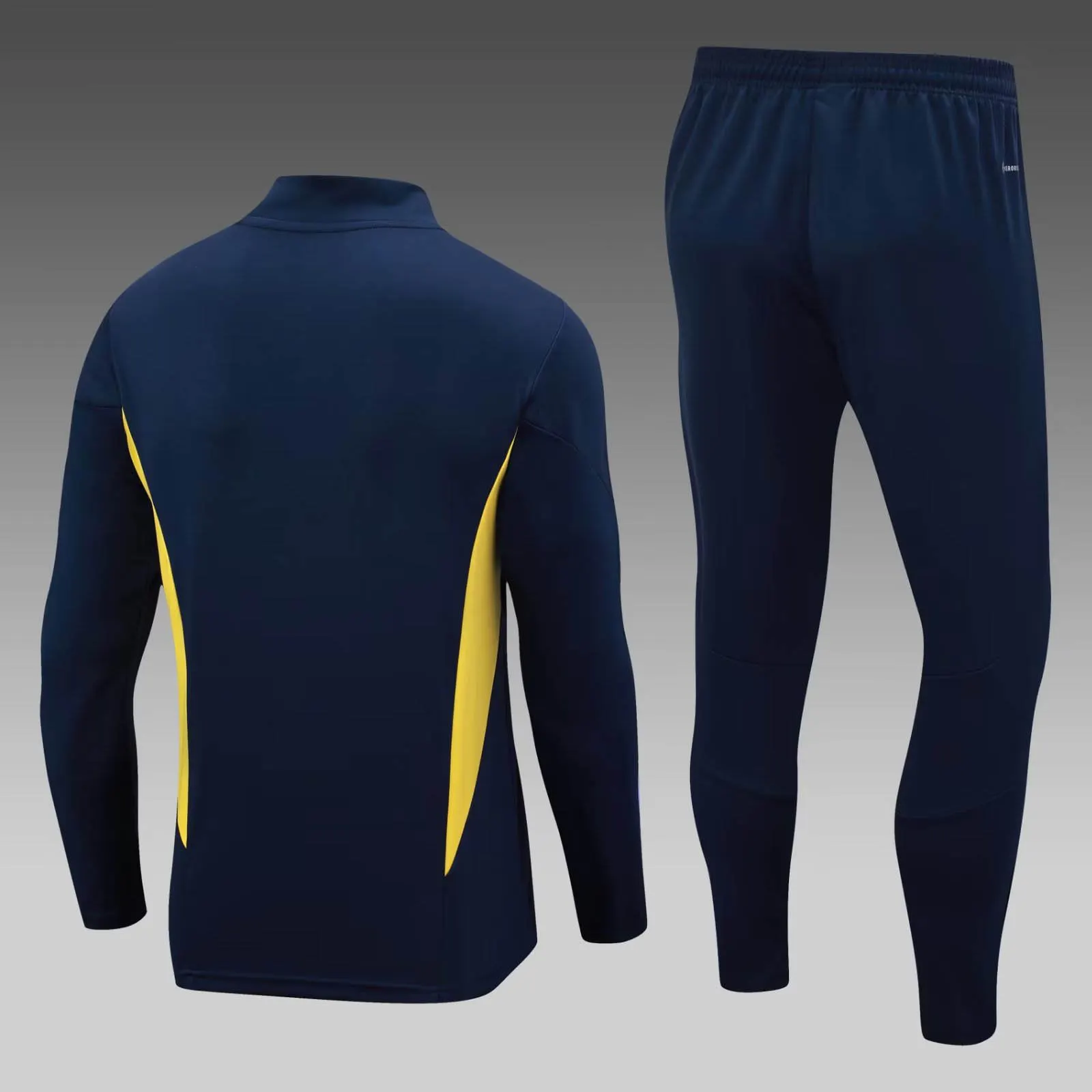 2023/2024 Real Madrid Halve-rits trainingspak Blauw Set - Afbeelding 3