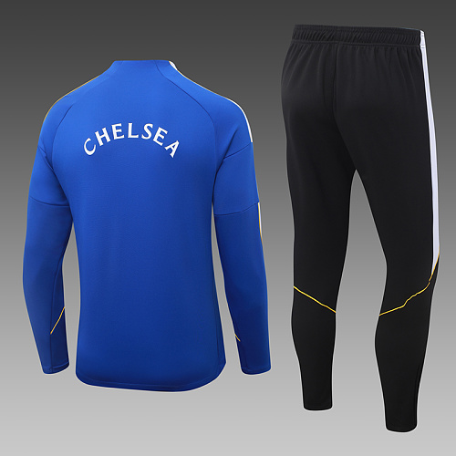 2026/2027 Chelsea Halbreißverschluss-Trainingsanzug Iridescent Blau Fußballtrikot 1:1 Thai-Qualität – Bild 2