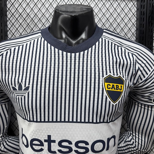 2026/2027 Maniche lunghe Versione giocatore Boca Juniors Trasferta Maglia da calcio Qualità thai 1:1 - immagine 5