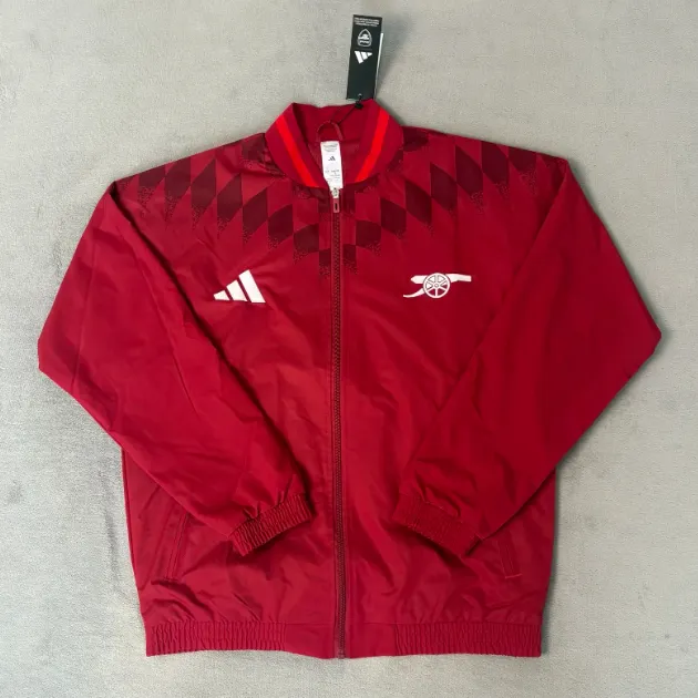 2026/2027 Arsenal Jaqueta corta-vento Vermelho Camisa de futebol Qualidade tailandesa 1:1