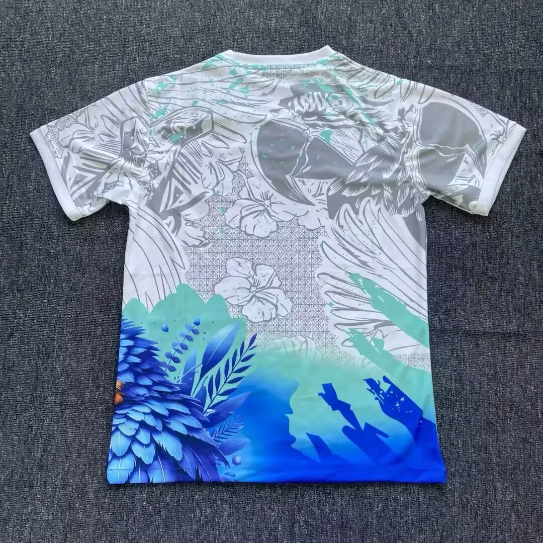 2025/2026 Brazil Special Edition White Blue Bird Football Shirt 1:1 Thai Quality - Image 3