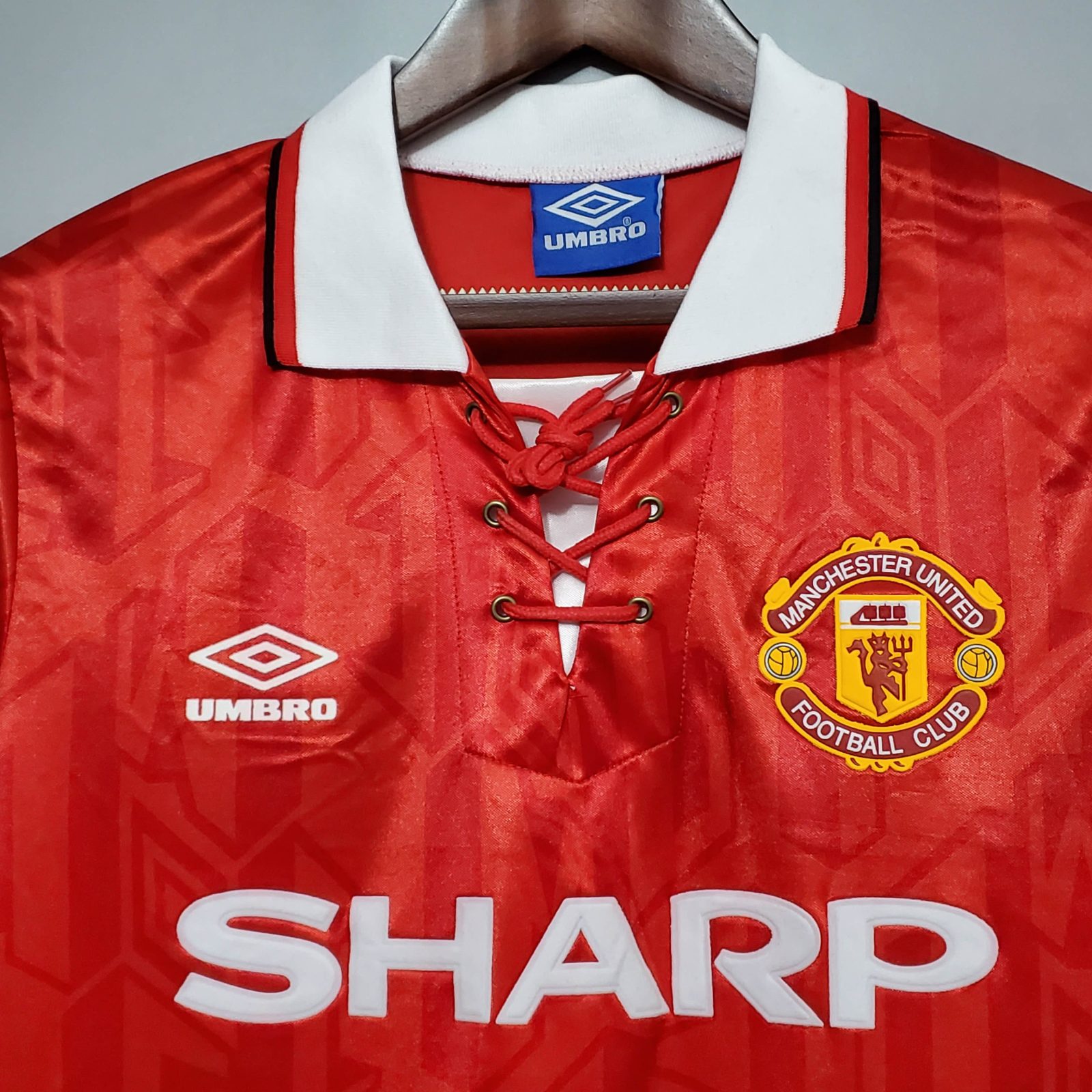 1992/1994 Retro Manchester United Casa Maglia da calcio Qualità thai 1:1 - immagine 4