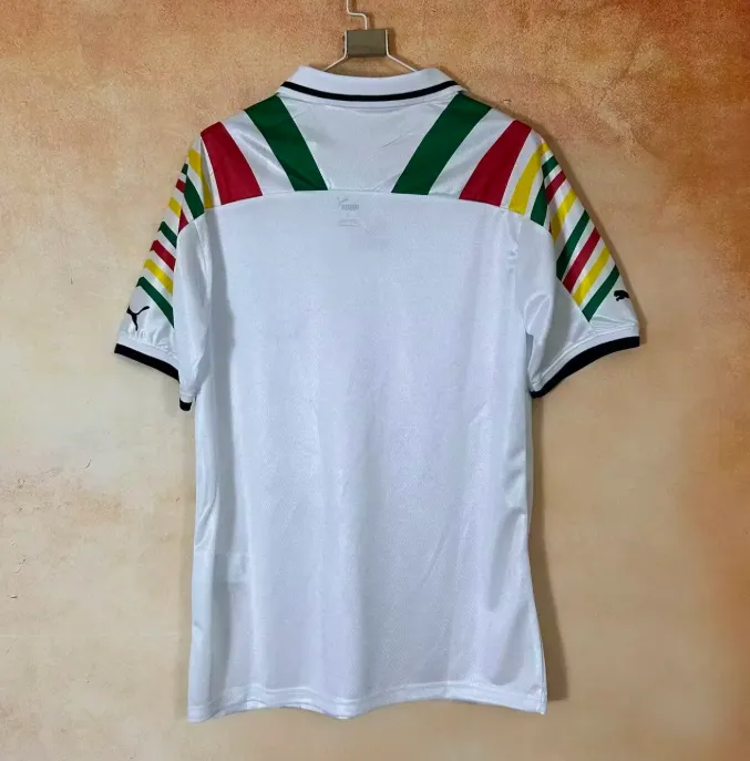 2026 Ghana Équipe nationale POS Blanc Maillot de football Qualité thaï 1:1 – Image 2