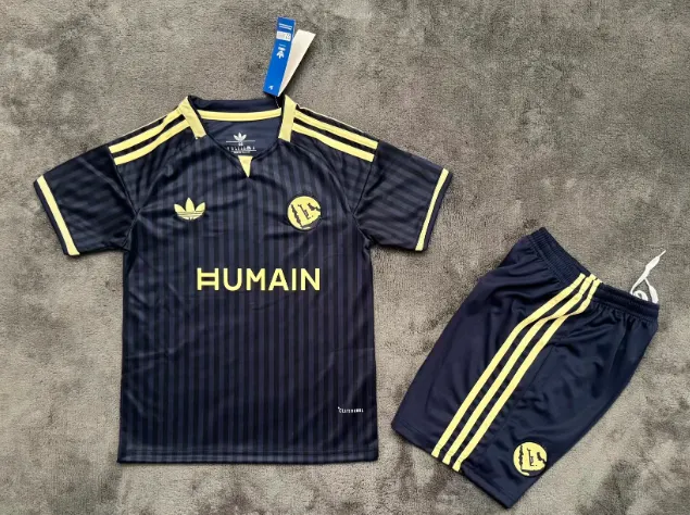 2026/2027 Al-Nassr Гостевая Футбольная футболка Детский размер Тайское качество 1:1