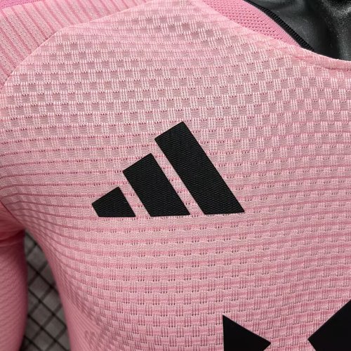 2026/2027 Manga larga Versión jugador Inter Miami Local Camiseta de fútbol 1:1 Calidad tailandesa - Imagen 6