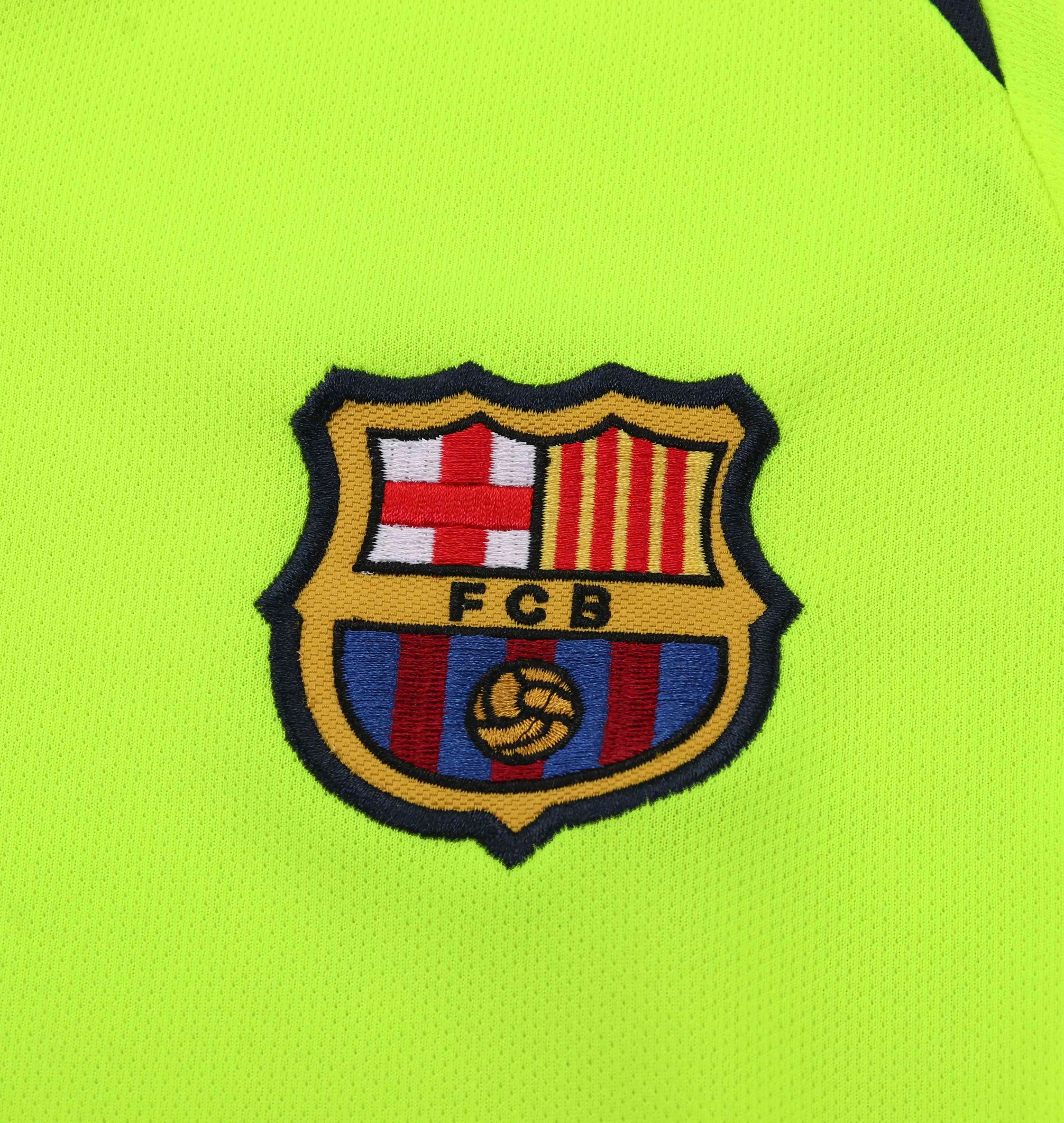 2005-2006 Retro Barcelona Trasferta Maglia da calcio Qualità thai 1:1 Taglia bambino - immagine 6
