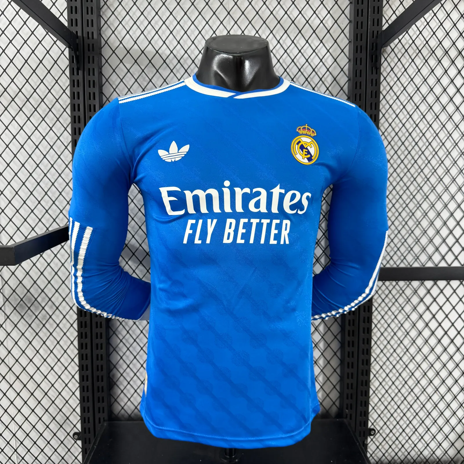 2025/2026 Player Version Real Madrid Third away Long Sleeve Jersey 1:1 Thai Quality