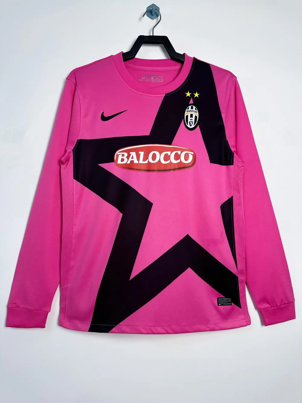 2011/2012 Rétro Manches longues Juventus Extérieur Maillot de football Qualité thaï 1:1