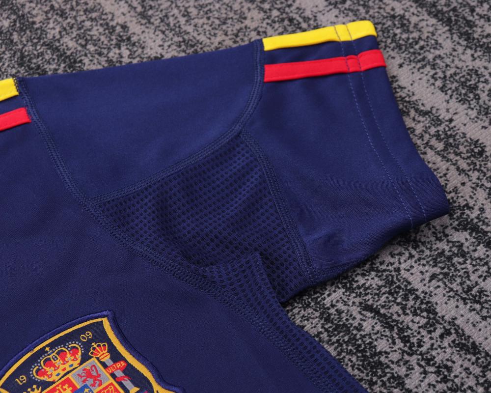 2010 Rétro Espagne Extérieur Maillot de football Qualité thaï 1:1 Taille enfant – Image 7
