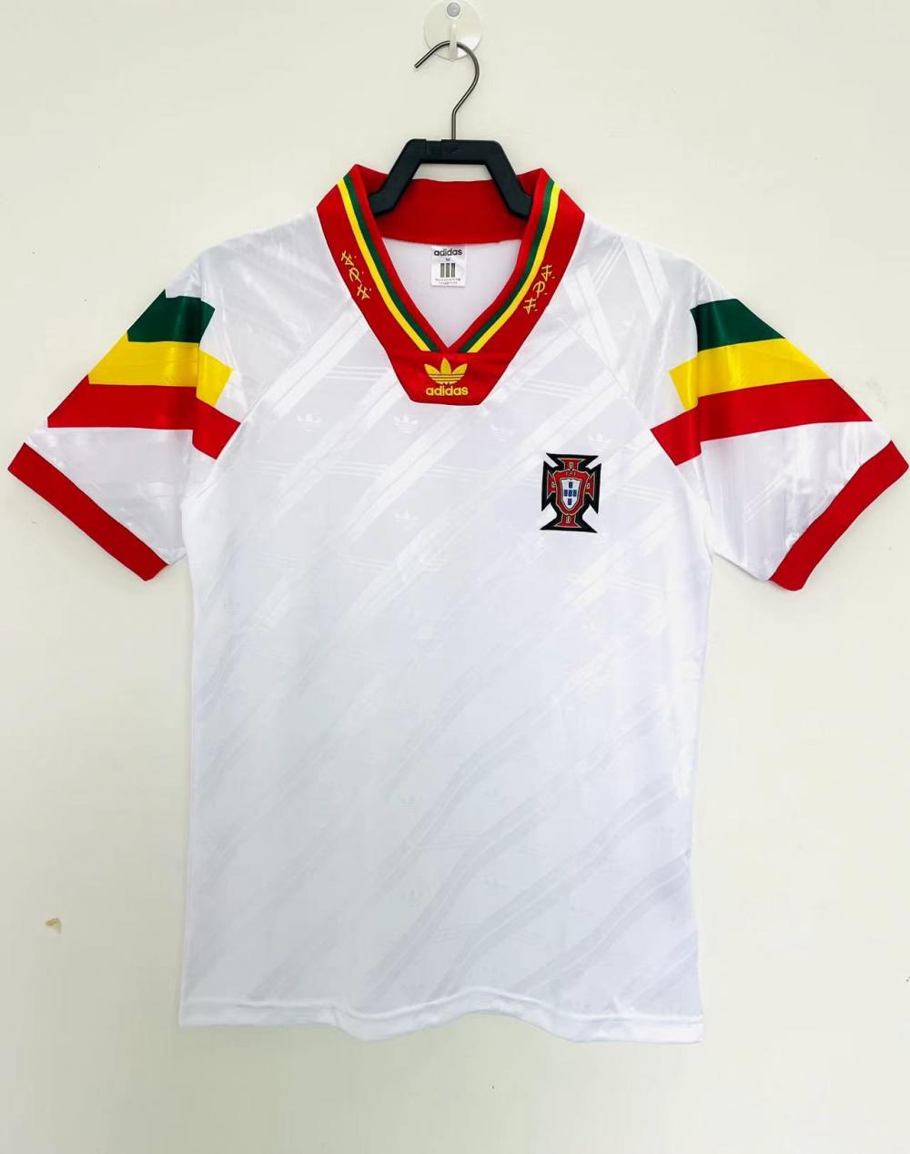 1992-1994 Retro Portugal Visitante Camiseta de fútbol Calidad tailandesa 1:1