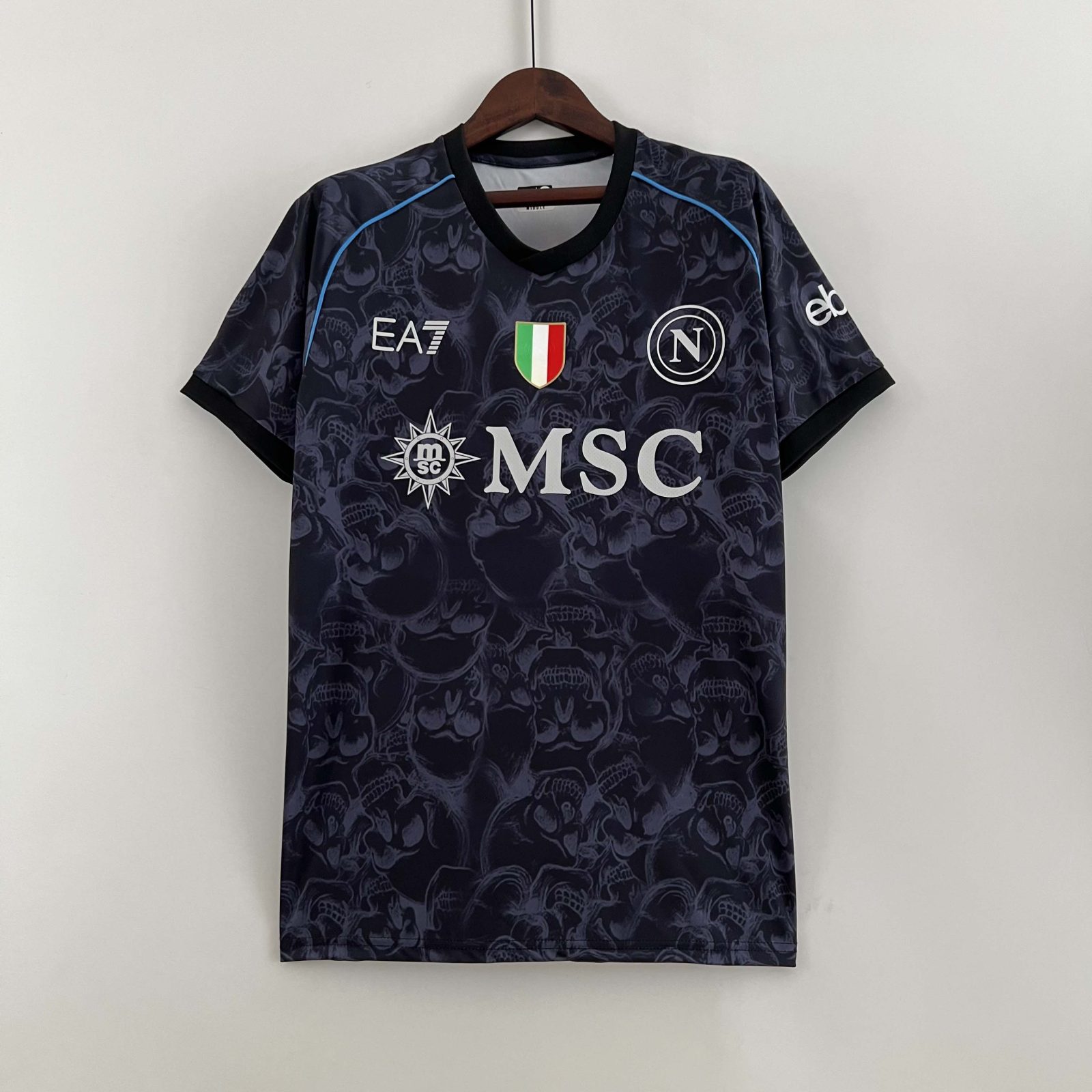 2023/2024 Napoli Halloween Özel sürüm Siyah Futbol forması 1:1 Tayland kalitesi