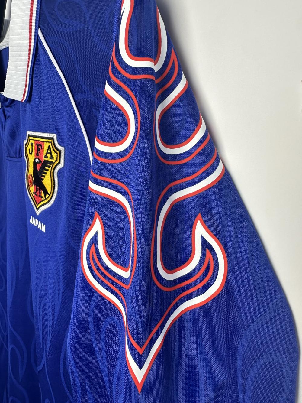 1998 Retro Japón Local Camiseta de fútbol Manga larga 1:1 Calidad tailandesa - Imagen 5