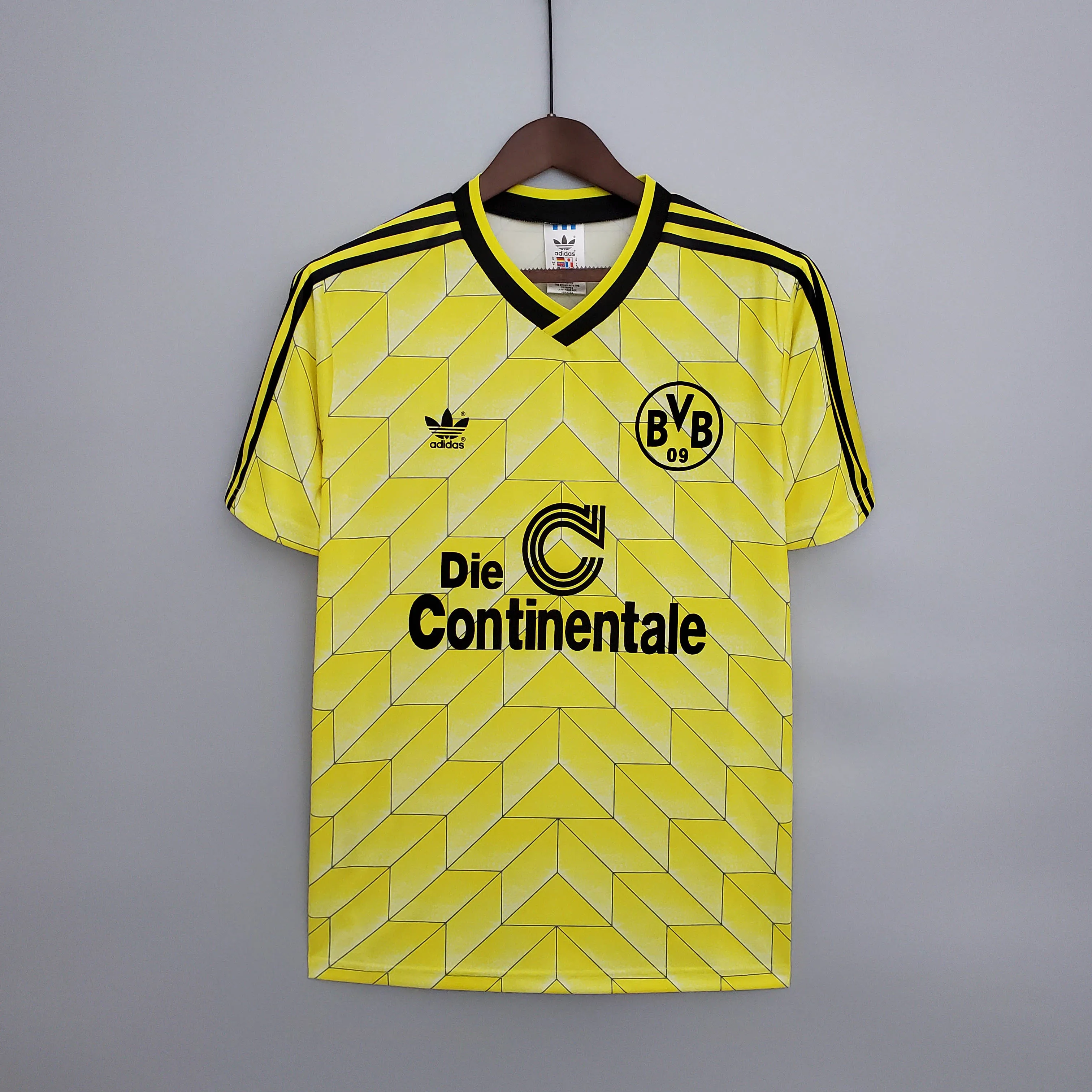 1988/1989 Retro Dortmund Heim Fußballtrikot
