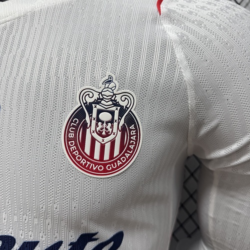 2026/2027 Lange mouw Spelersversie Chivas Uit Voetbalshirt 1:1 Thaise kwaliteit - Afbeelding 7
