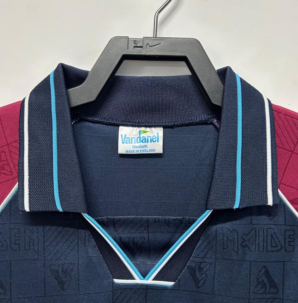 1999 Retro West Ham United Fußballtrikot Heim 1:1 Thai-Qualität – Bild 3