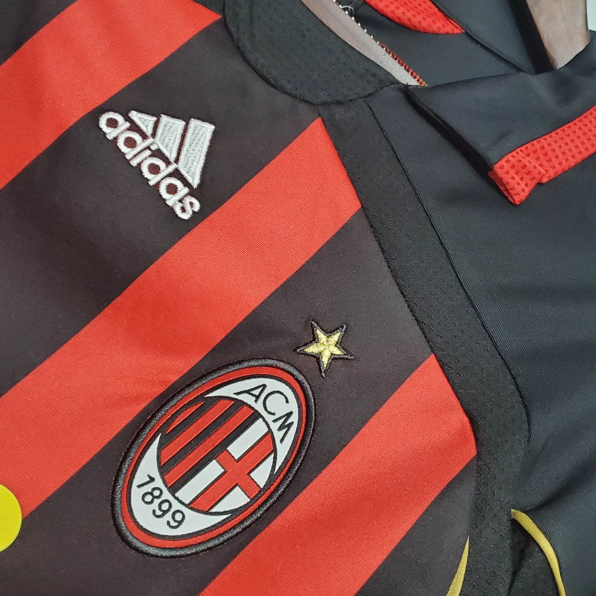 2006/2007 Retro AC Milan Domowa Koszulka piłkarska Jakość tajska 1:1 - obrazek 5