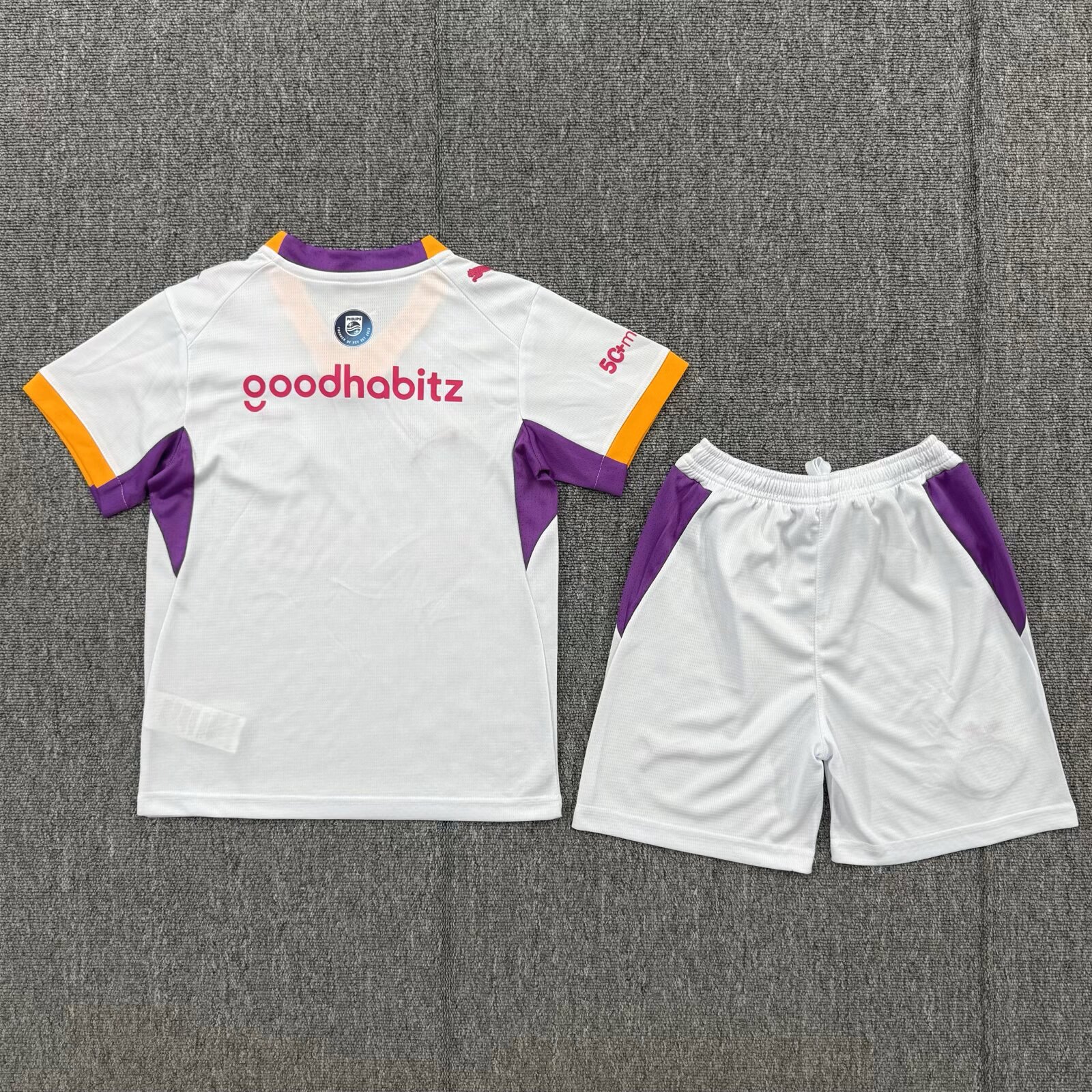 2026-2027 Eindhoven Visitante Camiseta de fútbol Calidad tailandesa 1:1 Talla infantil - Imagen 3