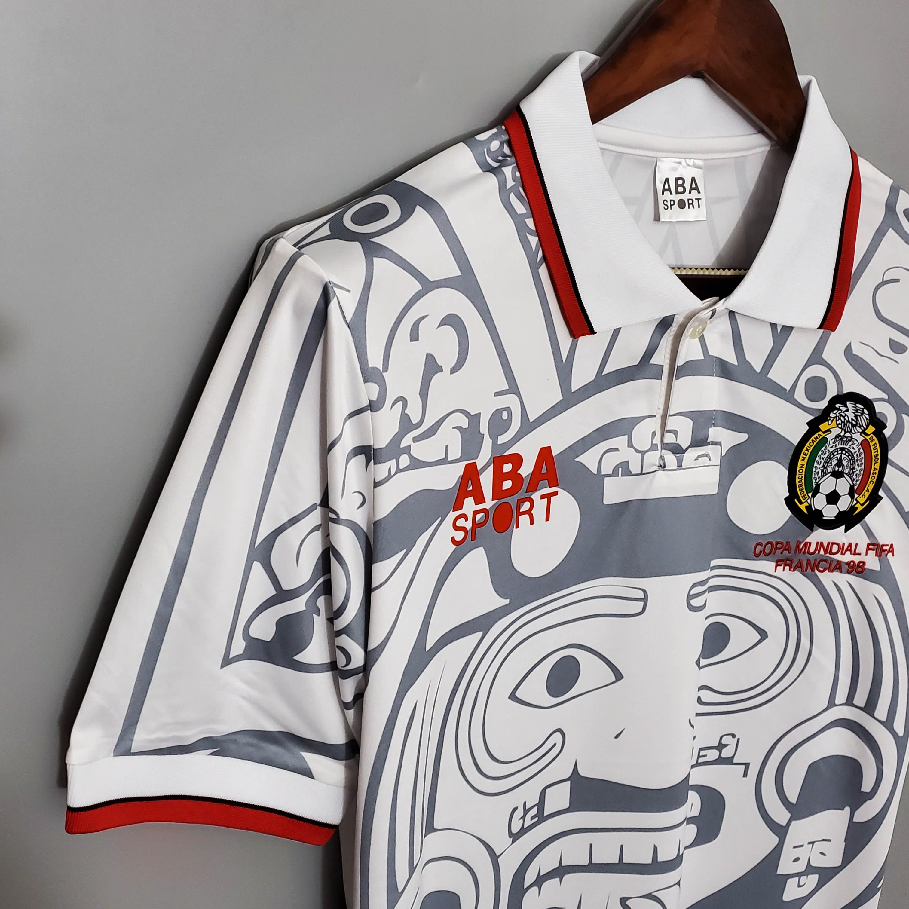 1998 Retro Mexico Voetbalshirt Uit - Afbeelding 6