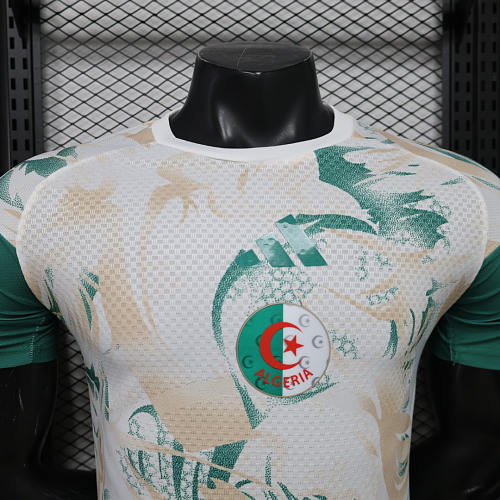 2026 Version joueur Algérie Équipe nationale Avant-match Domicile Maillot de football Qualité thaï 1:1 – Image 3