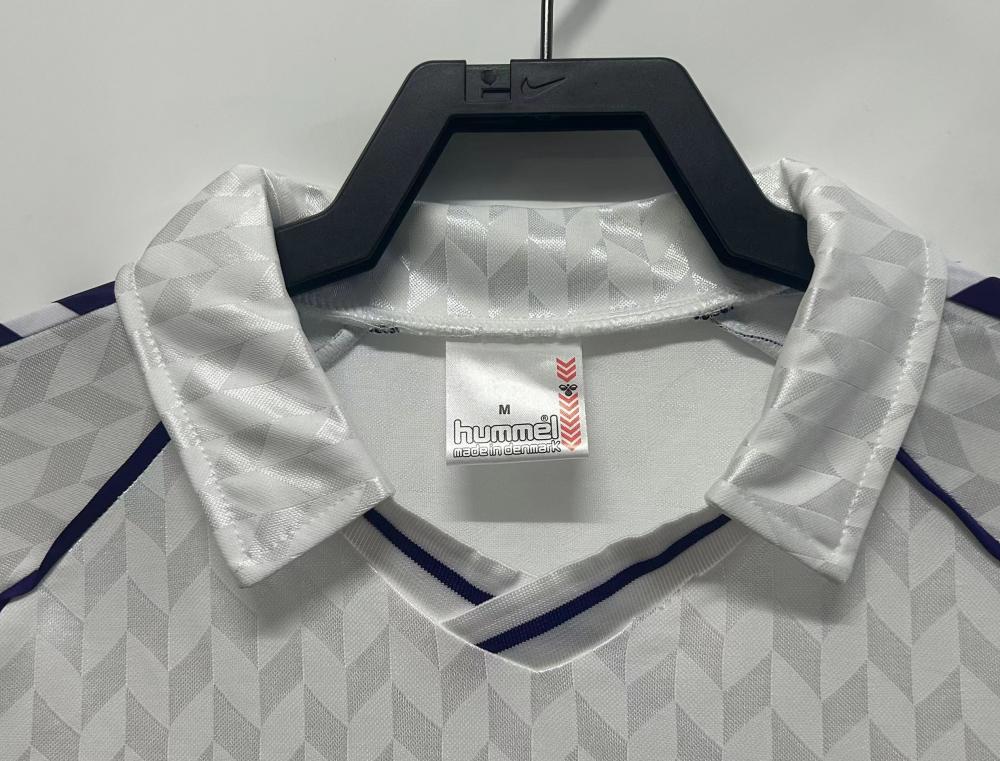 1986/1987 Retro Real Madrid Casa Maglia da calcio Qualità thai 1:1 - immagine 3