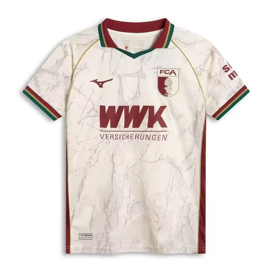 2026/2027 FC Augsburg Casa Camisa de futebol Qualidade tailandesa 1:1