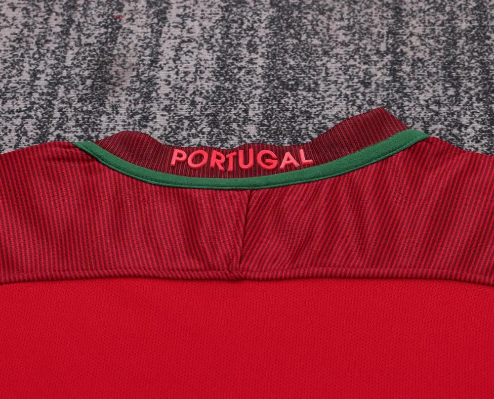 2016 Retro Portugal Home Football Shirt 1:1 Thai Quality Kids Size - Image 4