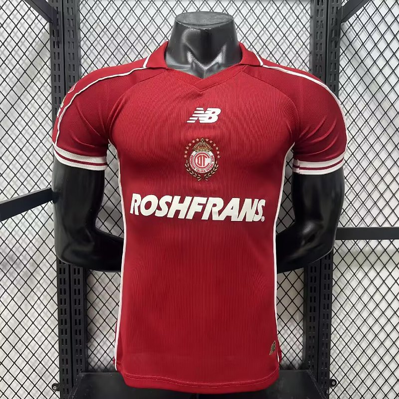2026/2027 Versión jugador Deportivo Toluca Local Camiseta de fútbol Calidad tailandesa 1:1