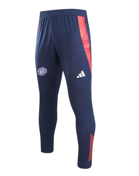 2024/2025 Manchester United Тренировочный костюм на молнии Красный Синий Футбольная футболка Тайское качество 1:1 Набор — изображение 5