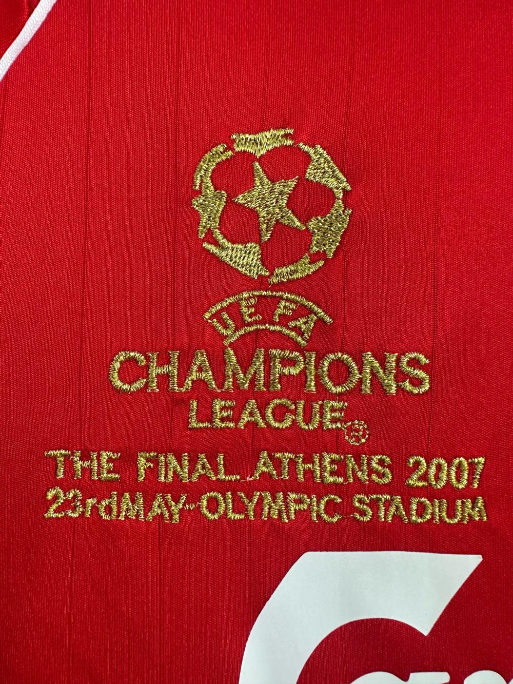 2006/2008 Retro Liverpool Champions League version Football Shirt Home 1:1 Thai Quality - Image 7