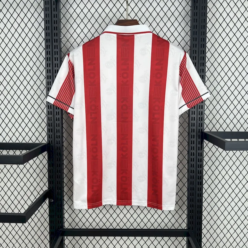 1995/1996 Rétro FC Köln Domicile Maillot de football Qualité thaï 1:1 – Image 3