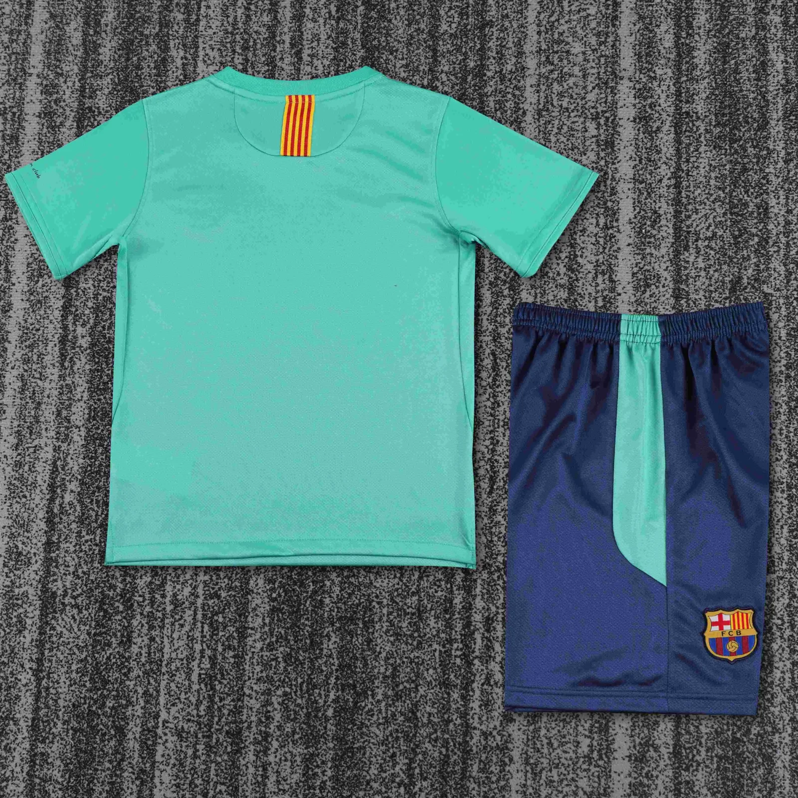 2010/2011 Retro Barcelona Wyjazdowa Koszulka piłkarska Jakość tajska 1:1 Rozmiar dziecięcy - obrazek 3