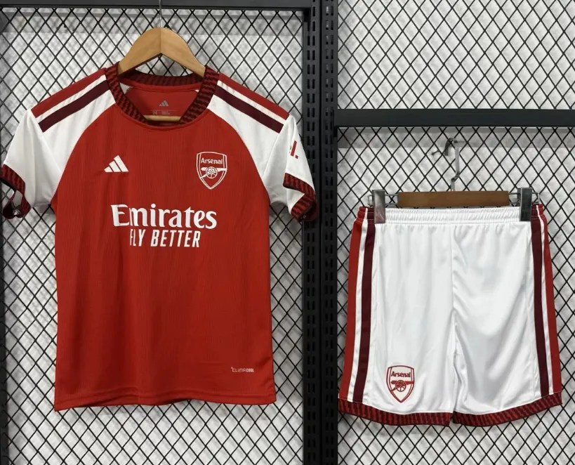 2026/2027 Arsenal Домашняя Футбольная футболка Тайское качество 1:1 Детский размер